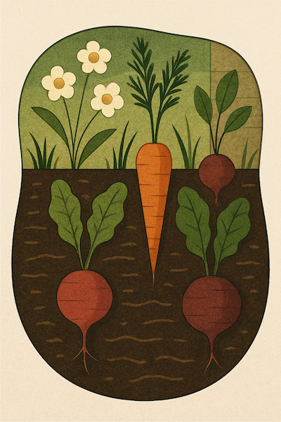 Aanleg van moestuin